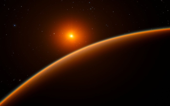 Ilustrasi Eksoplanet. Kredit: ESO/spaceengine.org
