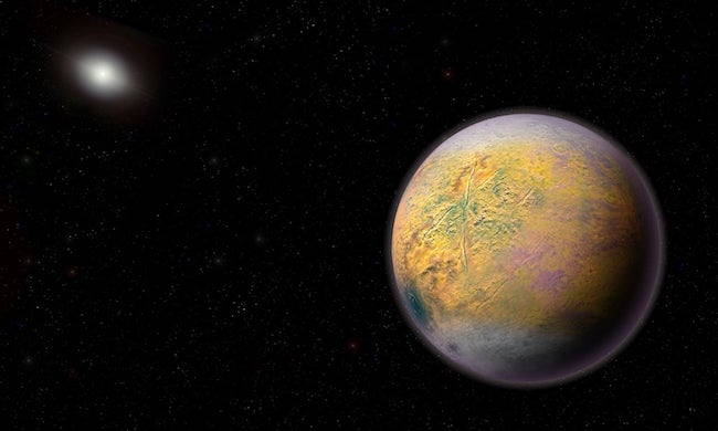 Ilustrasi planet katai Goblin di Tata Surya. Kredit: Roberto Molar Candanosa & Scott Sheppard / Carnegie Institution for Science.