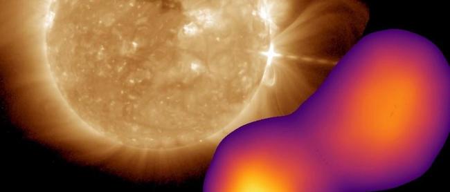 Ledakan Matahari September 2017 yang berhasil ditangkap oleh NOAA dan Teleskop Radio LOFAR.