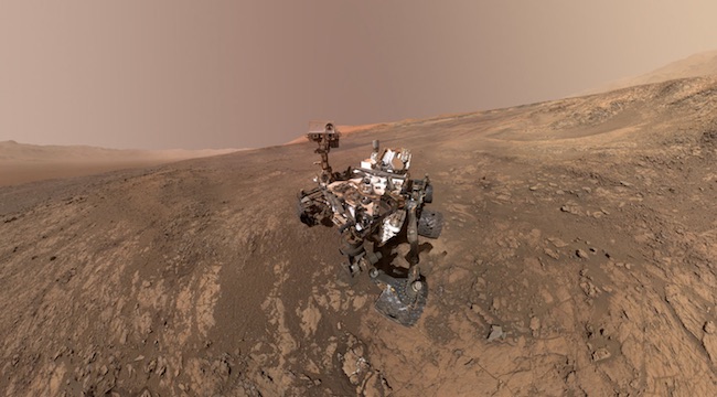 Swafoto ala Curiosity. Kredit: NASA