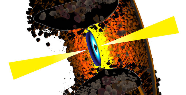 Pencitraan langsung torus berbentuk donat. Kredit: Bill Saxton, NRAO/AUI/NSF