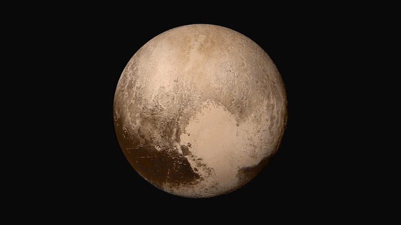 Pluto seperti yang dipotret New Horizons. Kredit: NASA