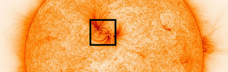 Citra resolusi tinggi Matahari. Kredit: NASA