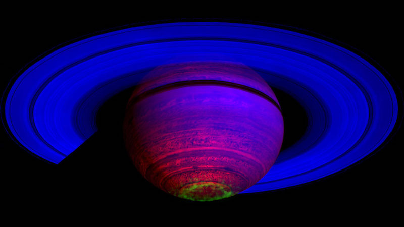Saturnus dalam potret Cassini tahun 2008. Kredit: NASA/JPL/ASI/University of Arizona/University of Leicester