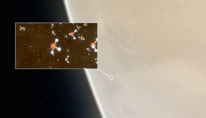 Fosfin yang ditemukan di atmosfer Venus. Kredit: ESO/M. Kornmesser/L. Calçada & NASA/JPL/Caltech